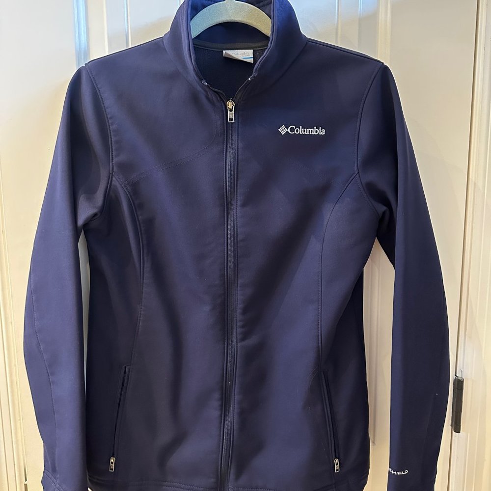Columbia Women's Soft Shell Jacket - Navy Blue